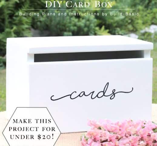 Mailbox-Like Wedding Card Box