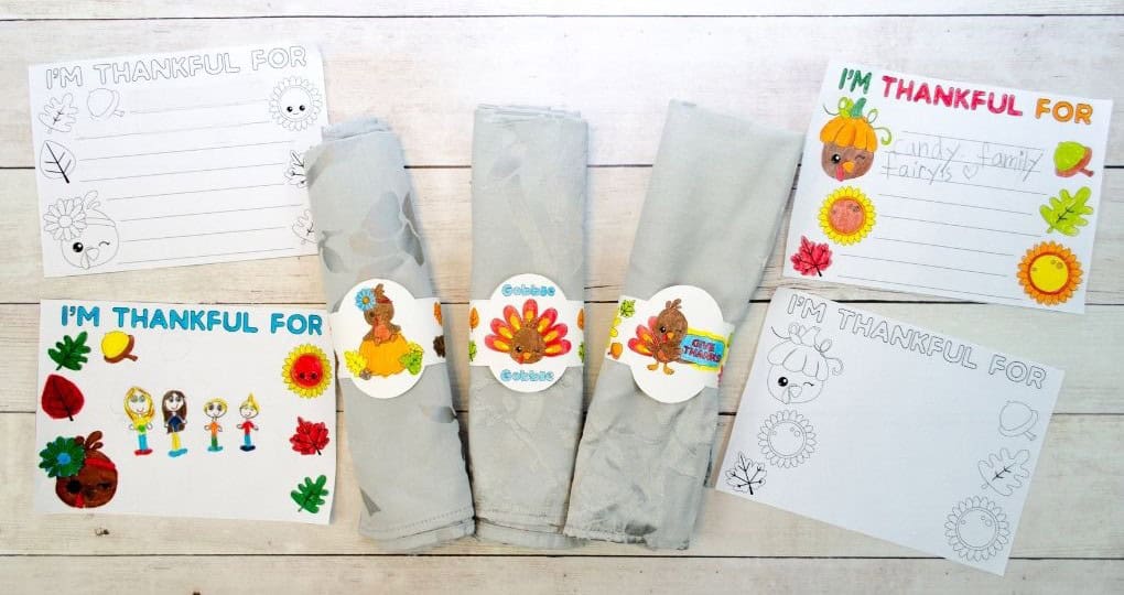 Thanksgiving Kids Table Printables