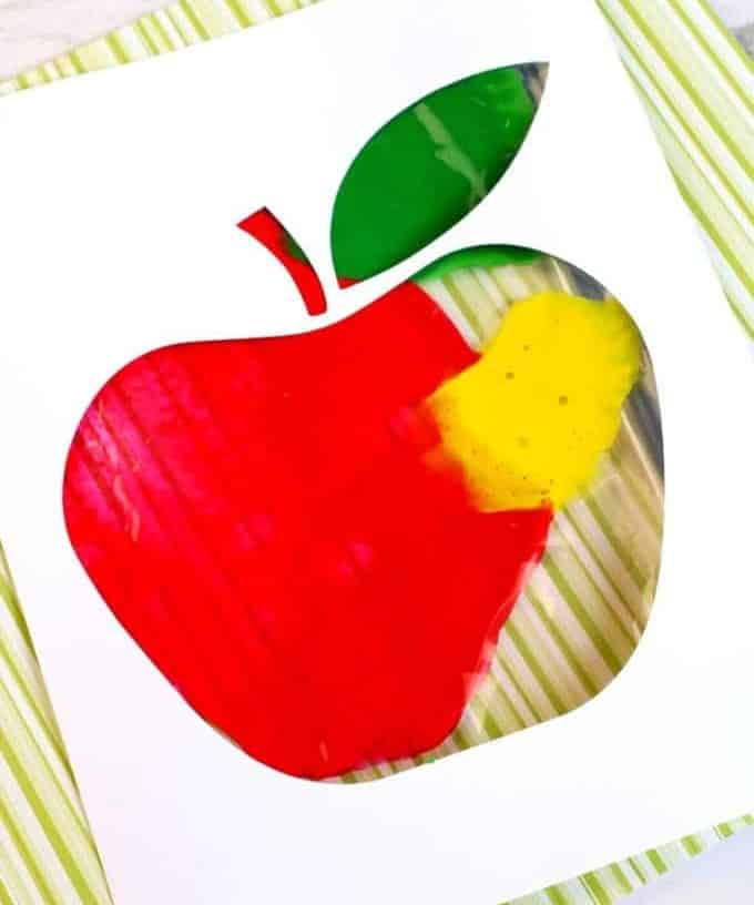 Apple Painting in a Bag