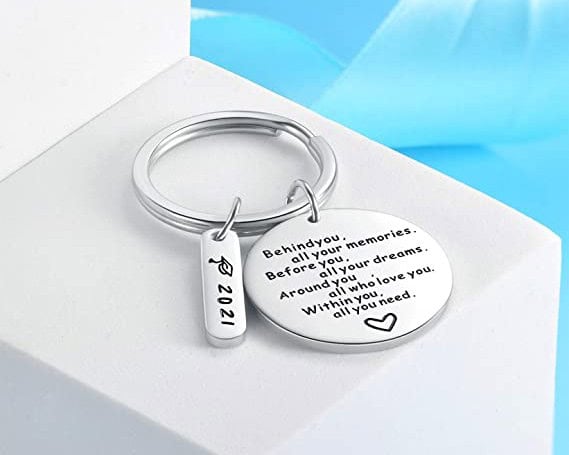 Graduation Engraved Keychain