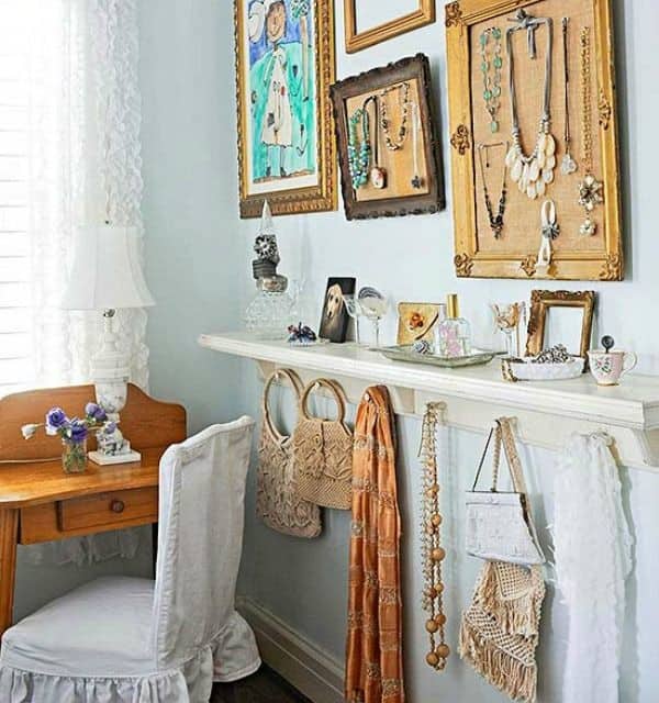 Use Picture Frames to Store Accessories