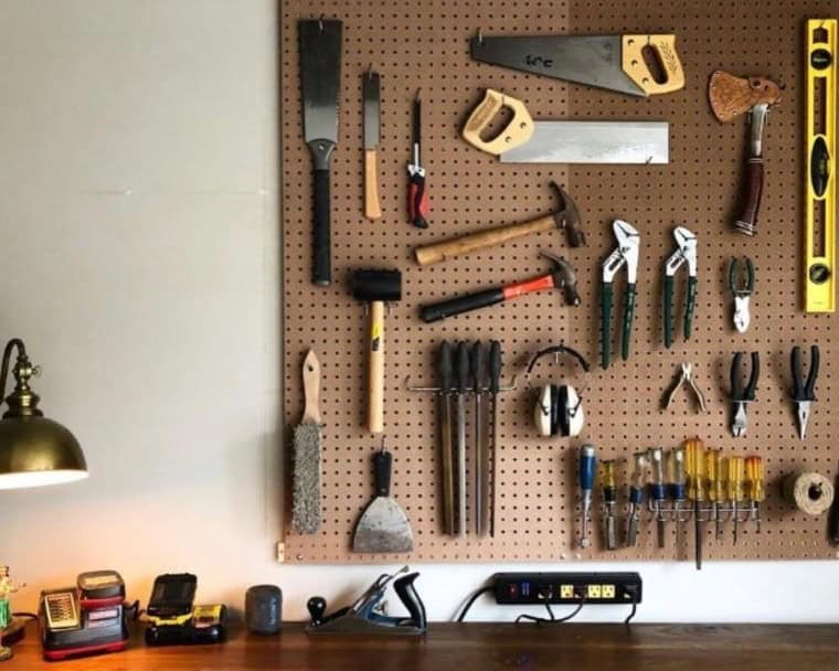 Storage Above and Below the Workbench