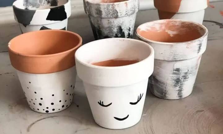 Painted Flower Pots