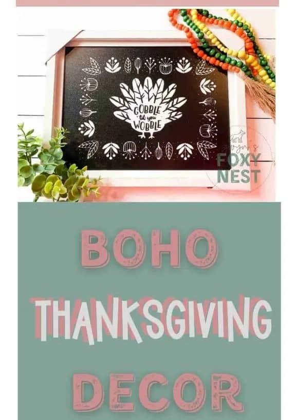 Boho Chalkboard