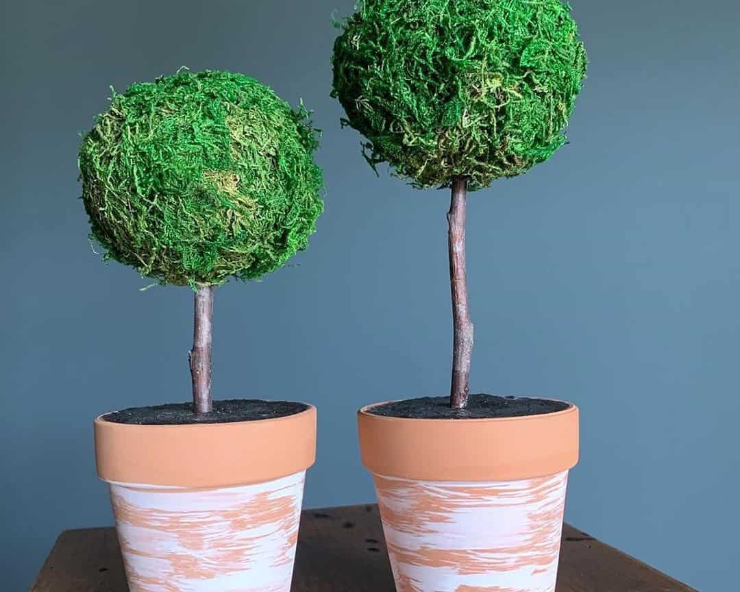 DIY Faux Topiaries