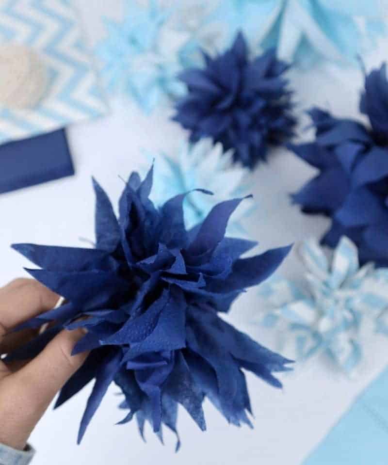 How to Make Tissue Paper Pom Poms