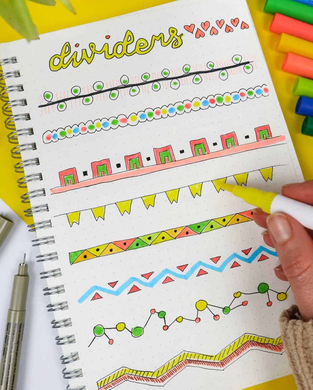 17 Bullet Journal Divider Ideas