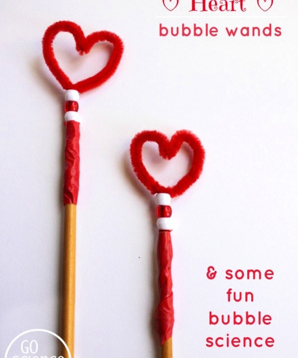 Heart Shaped Bubble Wand