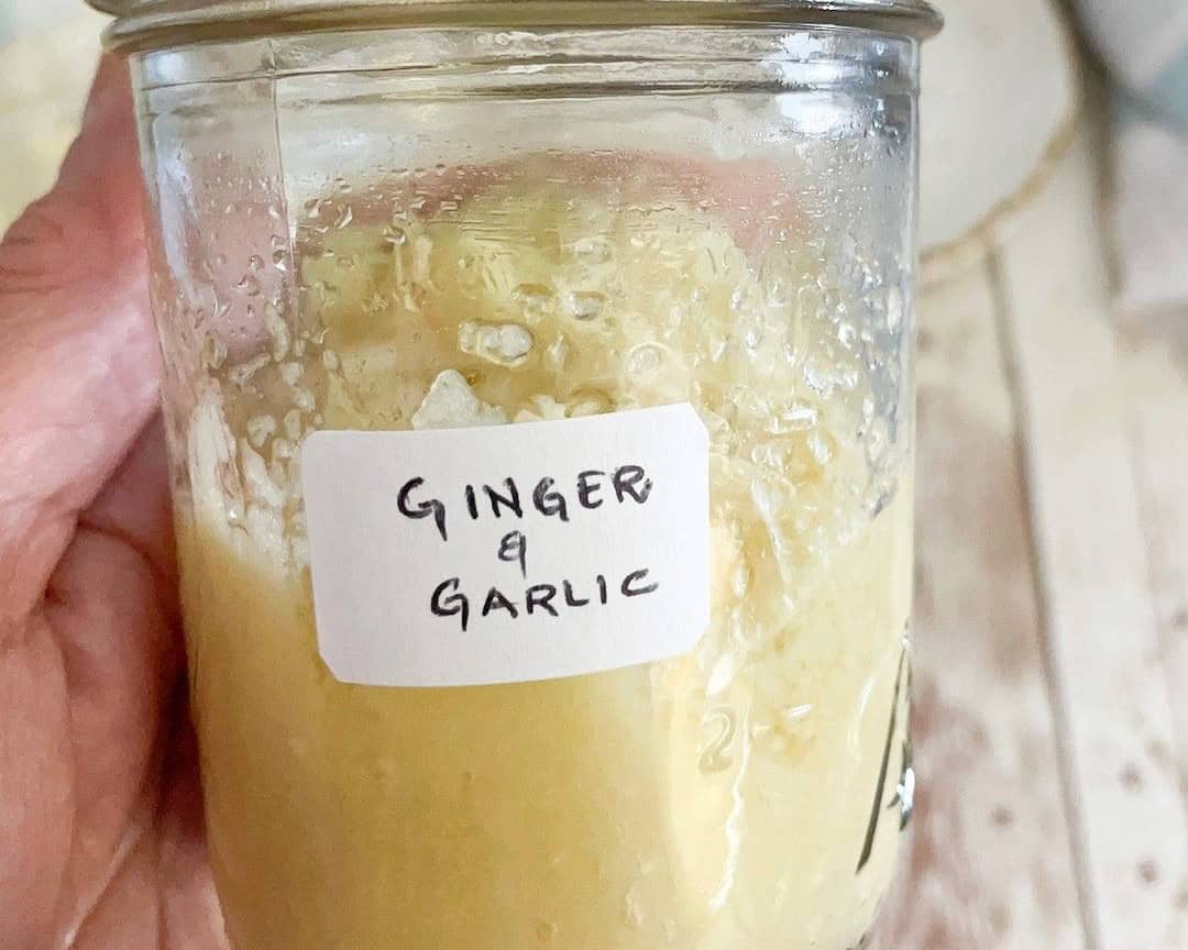 Homemade Ginger and Garlic Paste for easy cooking