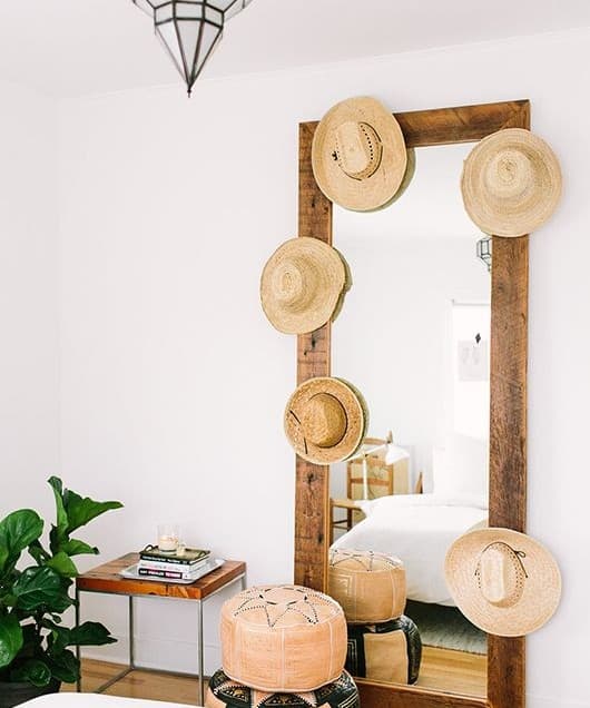 Frame Your Mirror with Hats