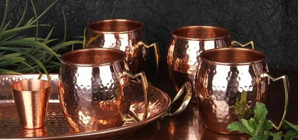 Copper Mug Set