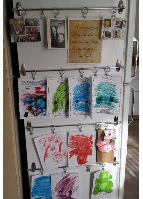 Make Your Own Kid Art Display