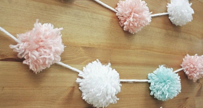 Decorative Pompom Garlands