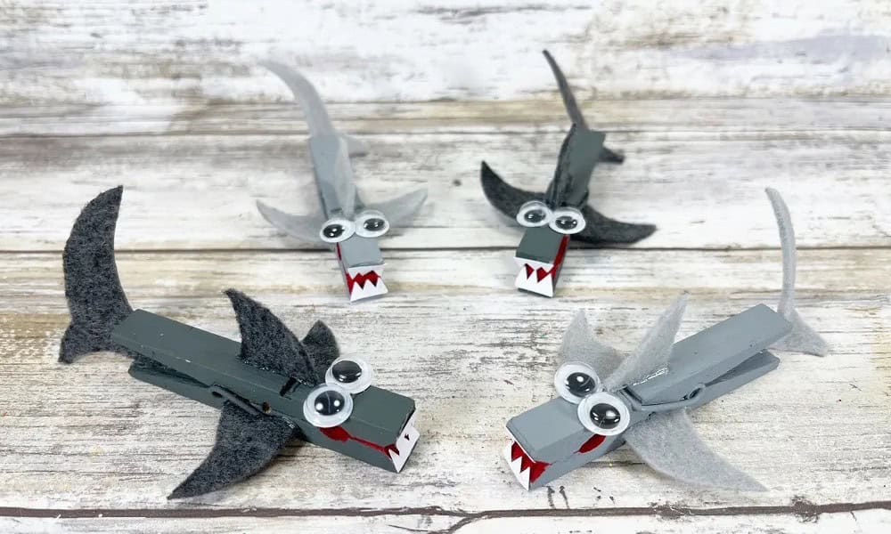 Shark Clothespin