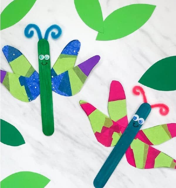 Dragonfly Popsicle Sticks for Kids