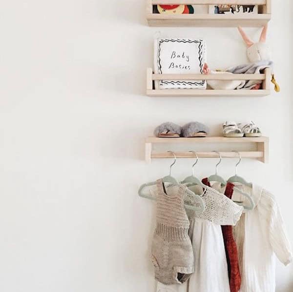 IKEA Spice Racks for Organizing Baby’s Room