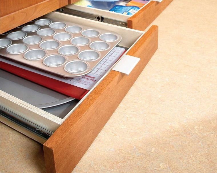 Extend Cabinets Using DIY Drawers