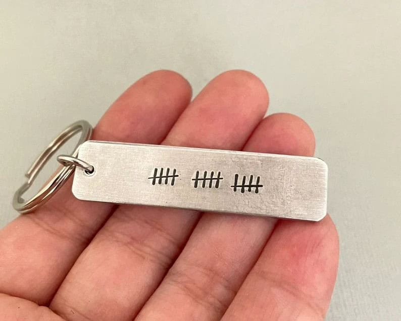 Tally Mark Keychain