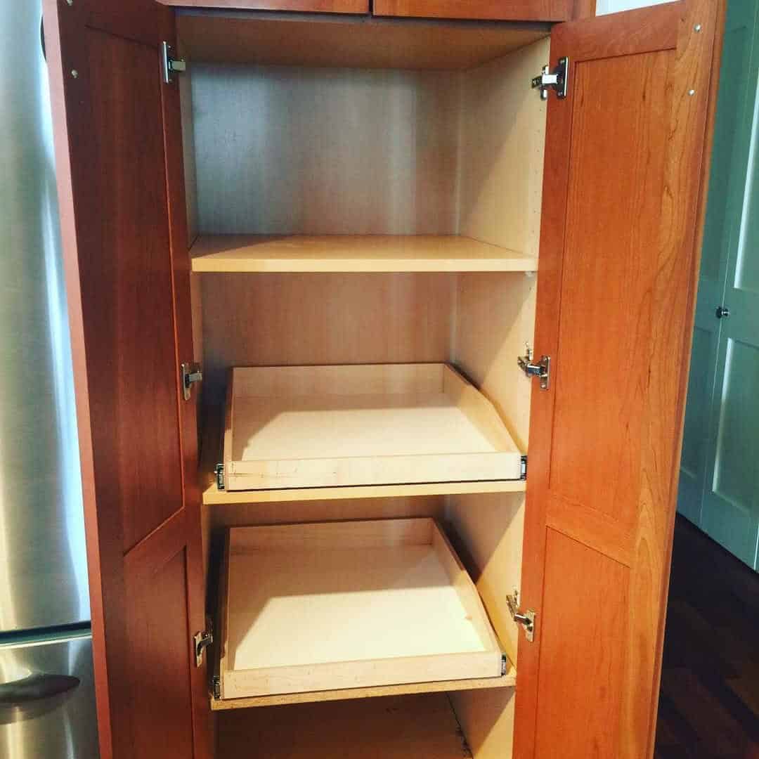 Pull-Out Rolling Shelves