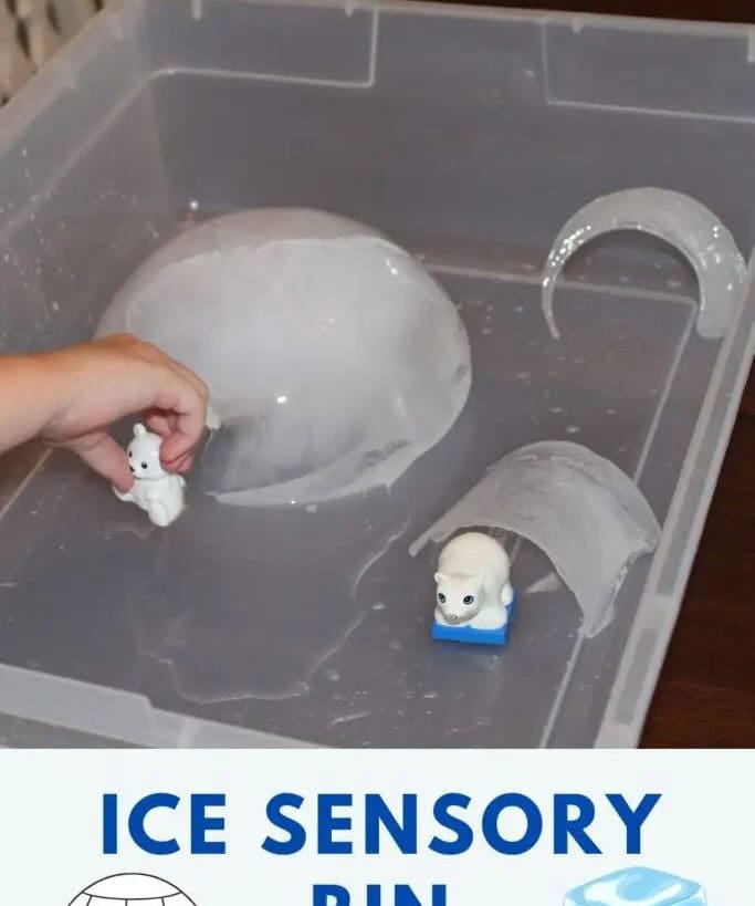 Winter-Ice Sensory Bin