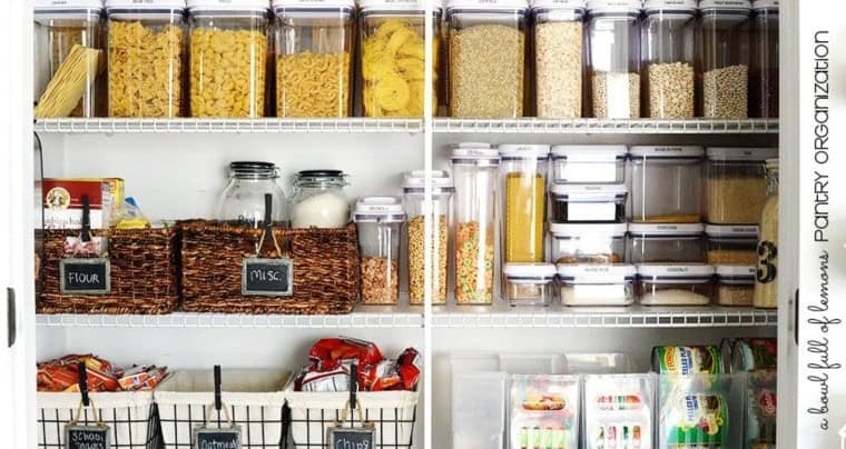 Use Mini Chalkboard to Label Pantry Items