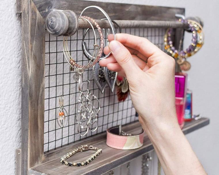 Rustic Jewelry Organizer