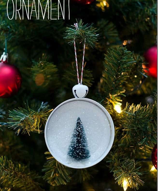 Snow Globe Inspired Ornaments