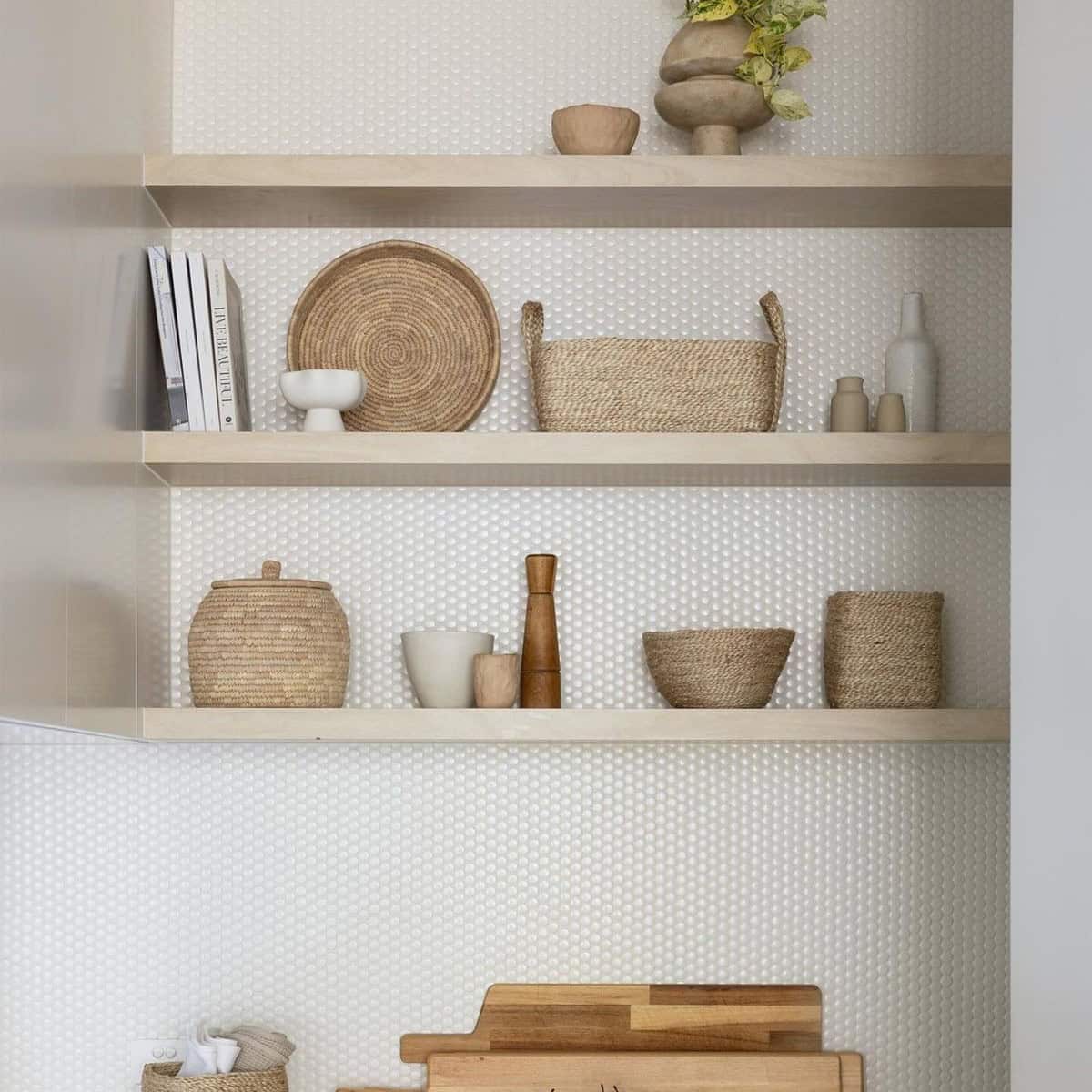 Basket Open Shelves