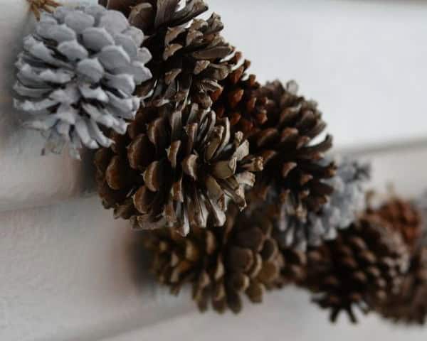 DIY Pinecone Garland