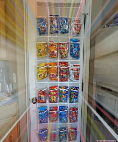 Hanging Snack Station with Shoe Organizer