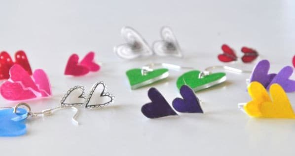 Valentine’s Day Heart Earrings