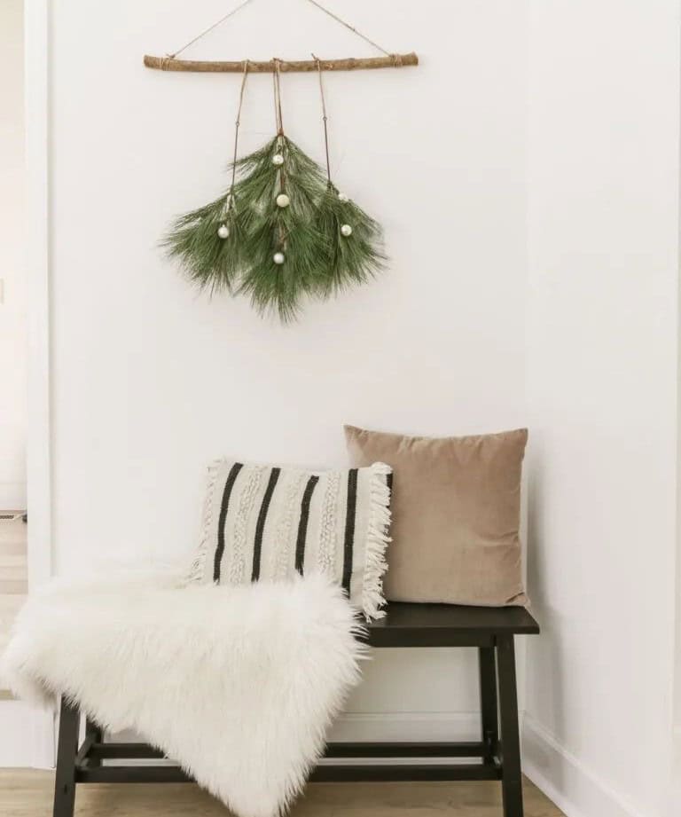 Boho Christmas Tree Wall Hanging