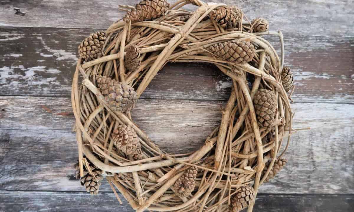 Acorn and Pinecone Wreath