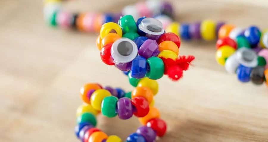 Easy Beaded Snakes