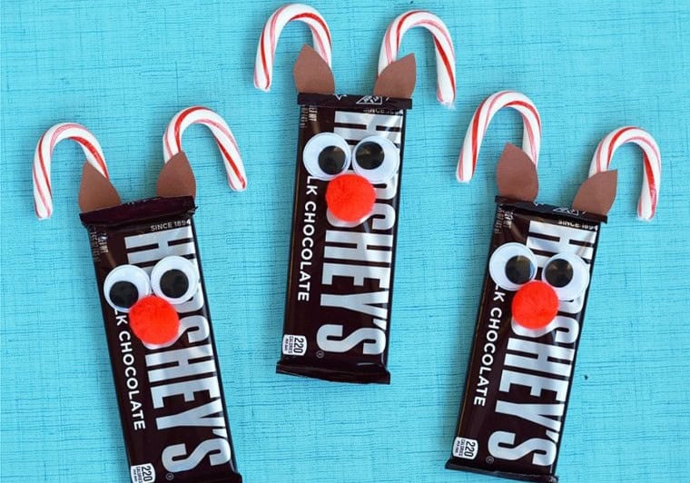 Reindeer Chocolate Bars