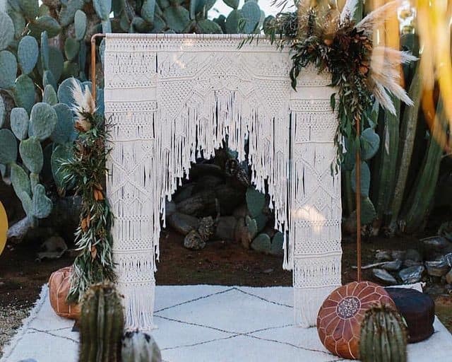 Macrame Wedding Arch