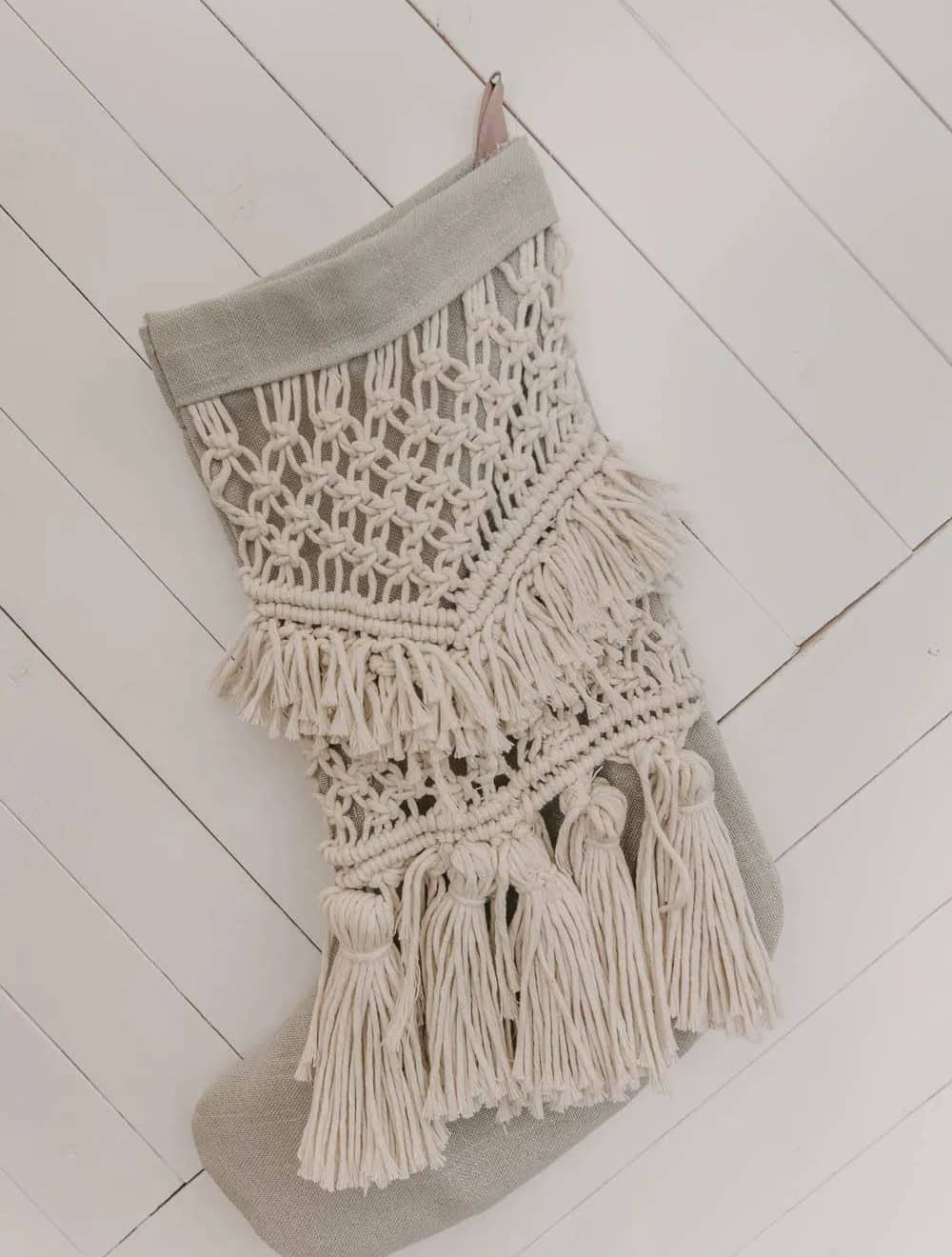 Macrame Stocking