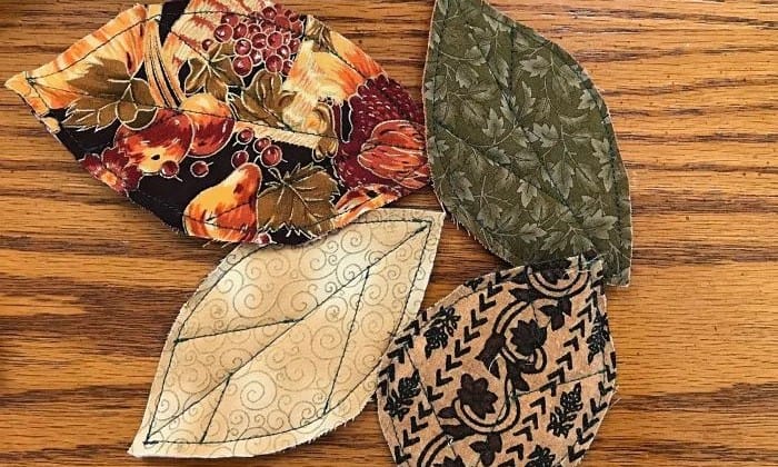 Fall Leaves Fabric Table Runner