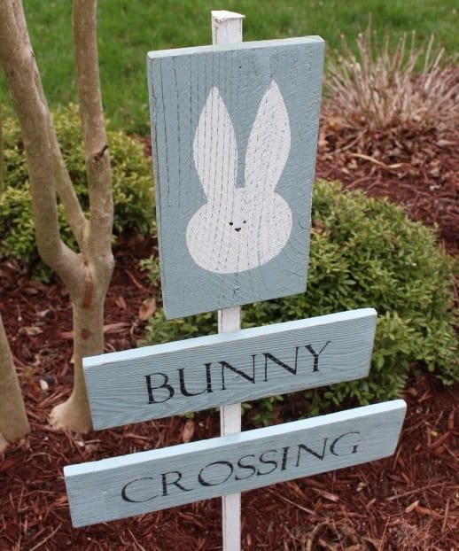 Bunny Crossing Sign