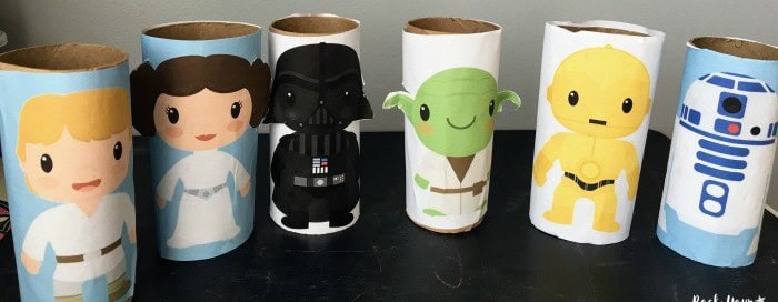 Creative Star Wars Toilet Paper Roll Figures