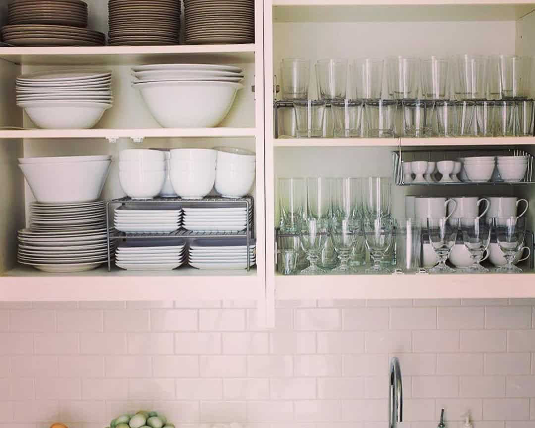 Stackable Kitchen Cabinet Organizers Will Save the Day