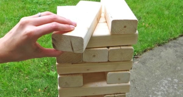 DIY Giant Jenga