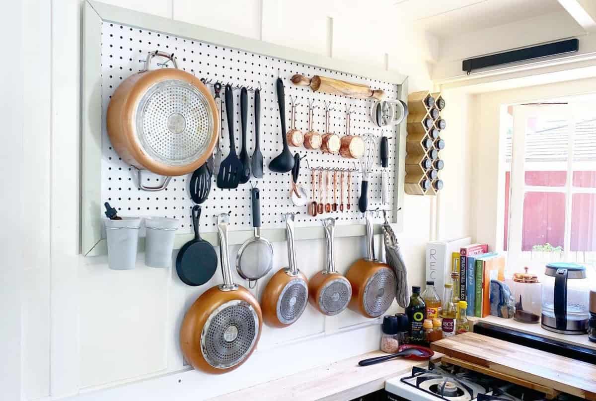 Pegboard Storage