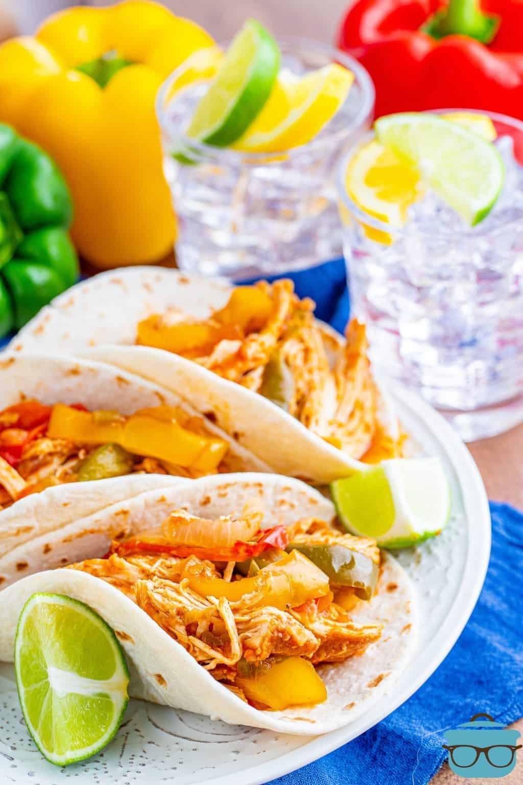 CROCKPOT CHICKEN FAJITAS