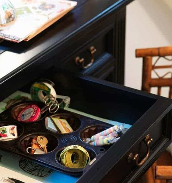 Add a Muffin Tin Into Drawers