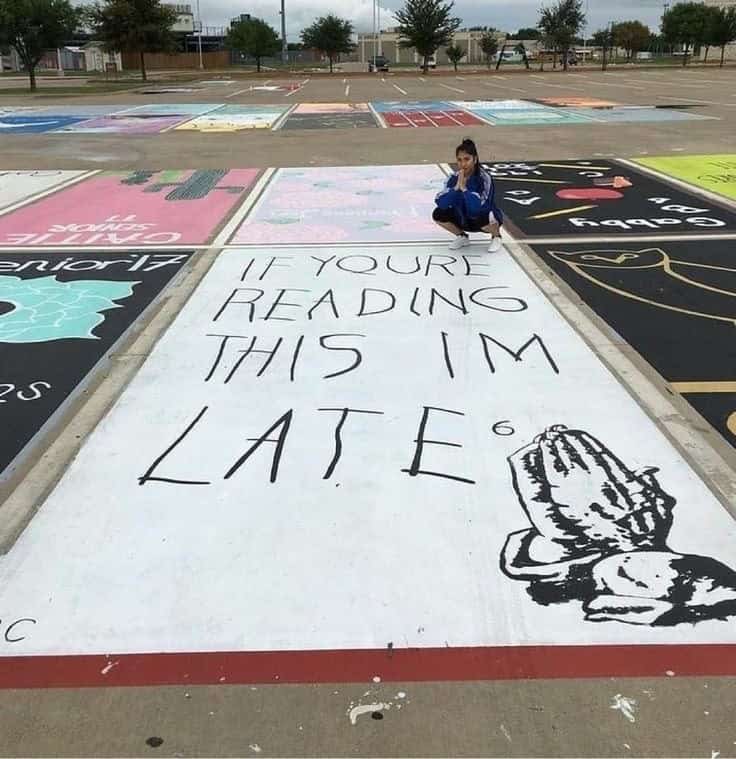 IF YOU’RE READING THIS, I’M LATE