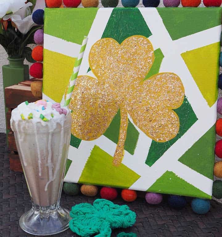 Shamrock Clover Painting