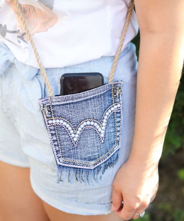 Fashionable Denim Sling Bag