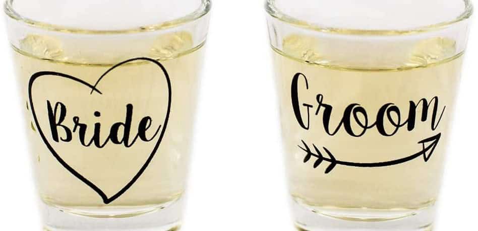 Bride & Groom Shot Glasses