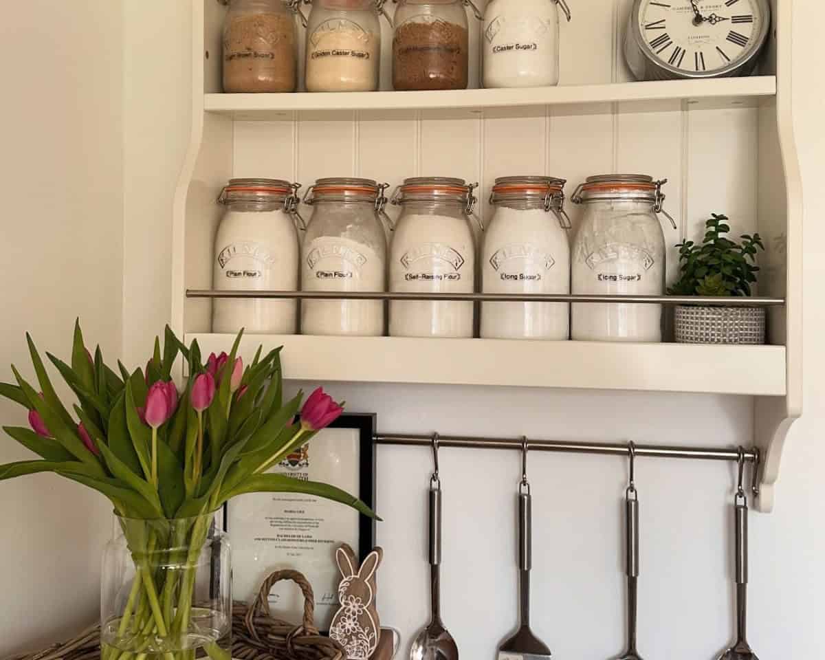 Above counter Utensil Hanging Holder